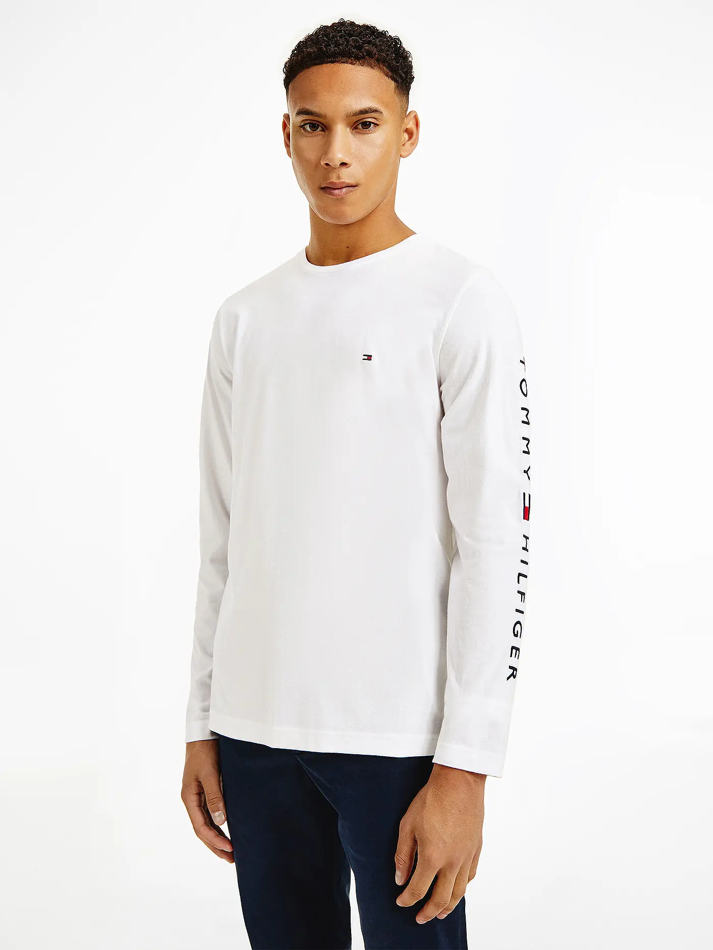 TOMMY HILFIGER | Langarmshirt | weiss